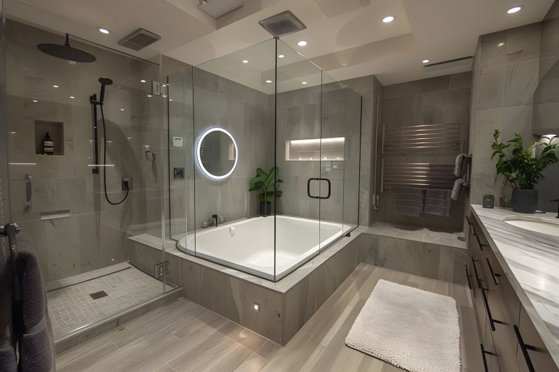 Compact Shower Bathtub